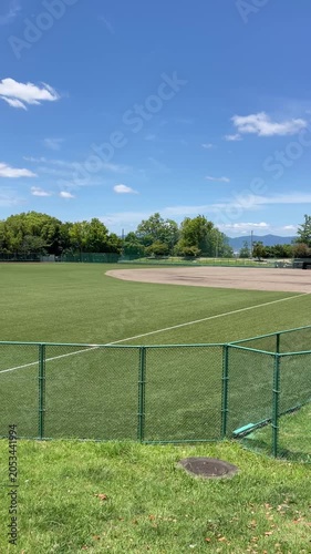 野球場 快晴 日本 運動