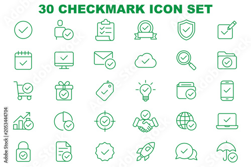 Fotografía Checkmark icon set