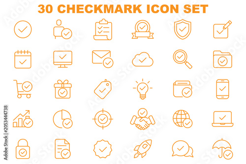 Fotografía Checkmark icon set