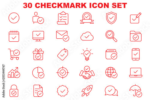 Fotografía Checkmark icon set