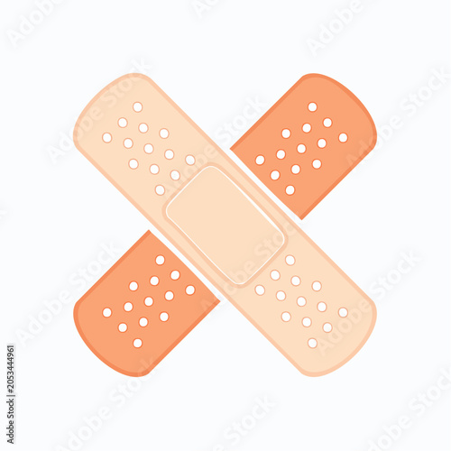 Two Bandages Crossed