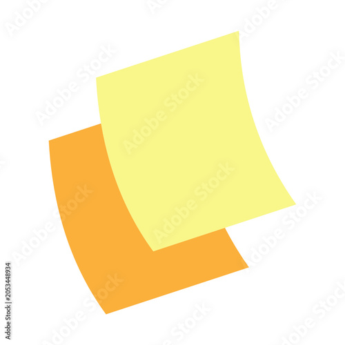 Foto Scattered Papers Vector Flat Icon Design
