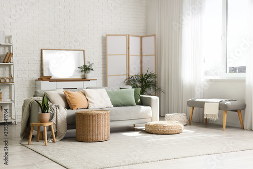 Modern living room interior...