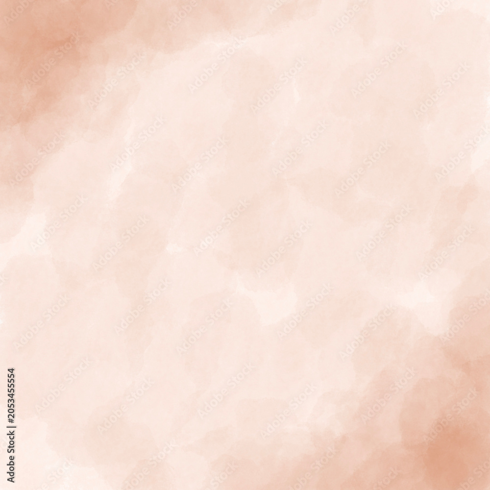 Fototapeta premium Soft Peach Watercolor Background