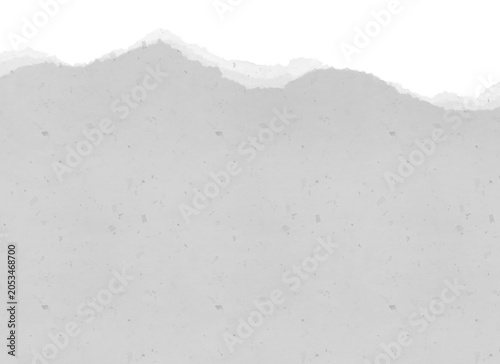 Torn Paper with Grey Texture for Scrapbook