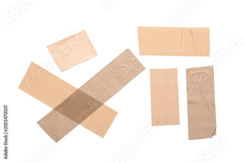 Assorted adhesive tape piec...