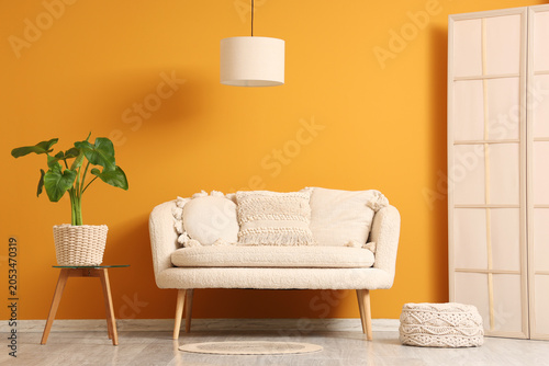 Modern living room interior...