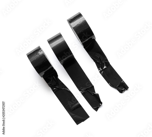 Three black electrical insu...