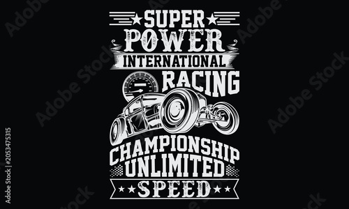 Fotografie Super power international racing championship unlimited speed - Formula 1 Racing