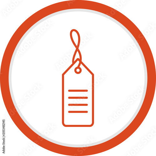 Unique Sale Tag Vector Icon