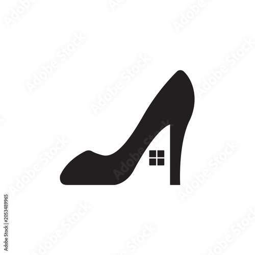 high heels home logo design good for logo business high heels