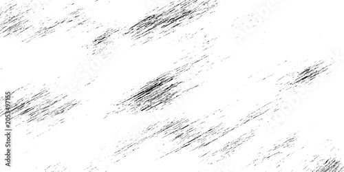 Tableau sur toile Grunge texture background with diagonal black scratches on white vector illustra