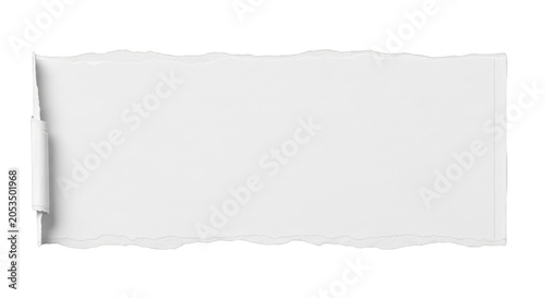 White pillowcase mockup for home decor and bedding design, isolated on white background