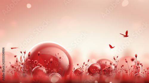 Earth day background. Save the Earth. Abstract environmental backgrounds red color