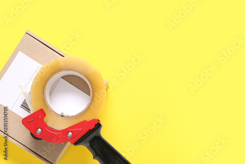Cardboard shipping box with...