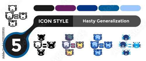Tableau sur toile Hasty Generalization
