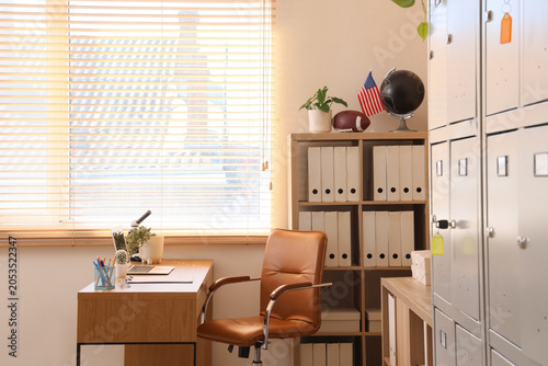 Modern home office workspac...