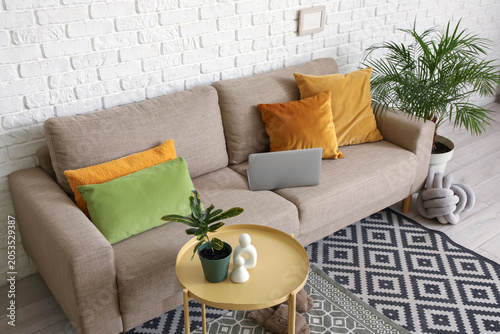 Modern living room interior...