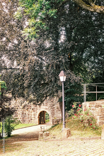 Eingang zum Schloss Hirschhorn