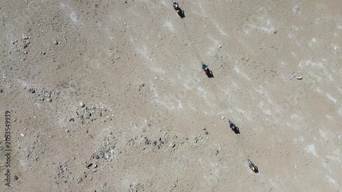 Barren land of Ladakh India drone shots