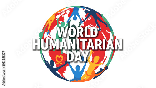 Bild auf Leinwand World Humanitarian Day Celebration