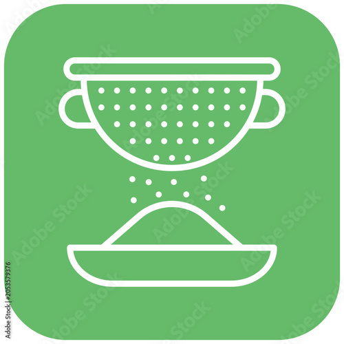 Tableau sur toile Sieve Icon