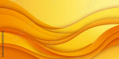 Konstfotografi A mesmerizing abstract background featuring flowing, layered waves of warm yellow and orange hues, creating a sense of dynamic movement and visual depth