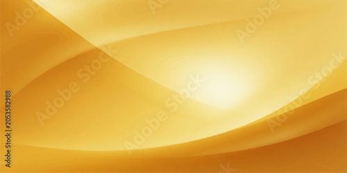 Fotografie A smooth, flowing golden abstract background with a radiant light source in the center, creating a sense of warmth and elegance