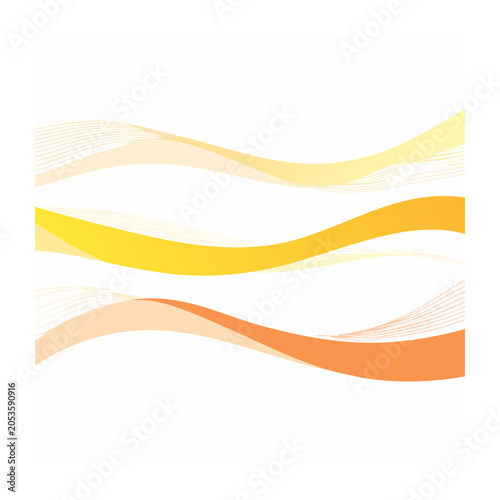 Minimalist Wavy Lines Illustration