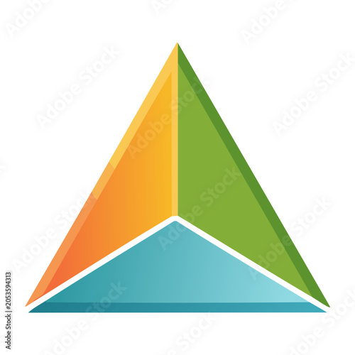 Modern Triangular Graphic Design