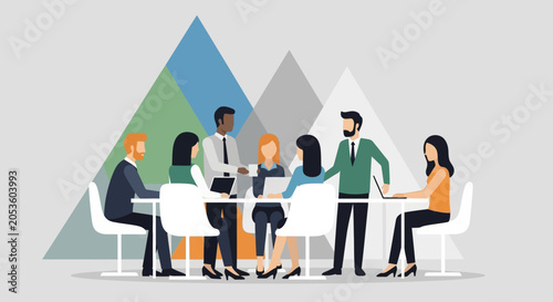 Business People in Meeting Room.