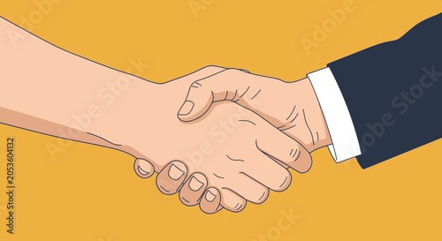 Business handshake agreement partnership.