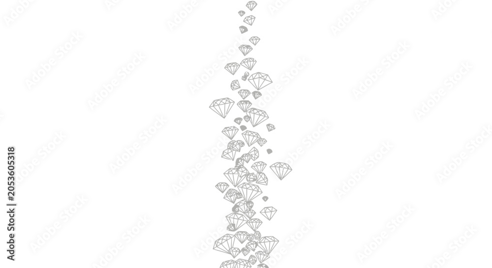 Fototapeta premium Abstract Diamond Stream