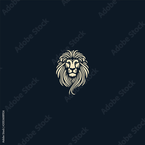 Lion logo icon design template vector illustration
