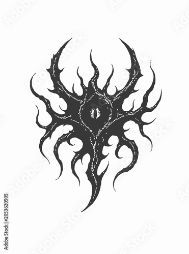 vector illustration of a tattoo