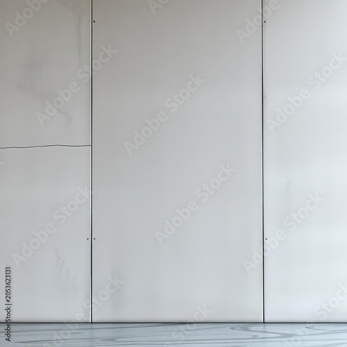 Smooth, concrete wall with a matte finish, providing a clean and modern backdrop for any display,  smooth,  background