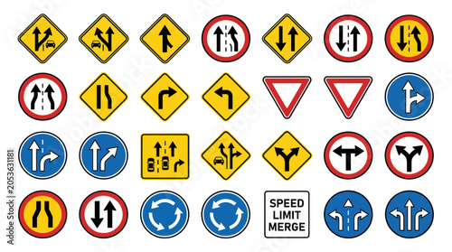 Photos Collection of Road Signs: Traffic Rules, Directions, Warnings, and Information