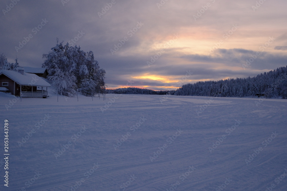 Obraz premium northern sunset