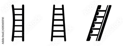 Obraz na płótnie Ladder Icons Set