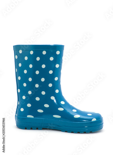 Gumboots isolated on white background.