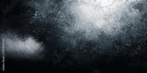 Quadro su tela A turbulent, dark wave crashes with immense power, its frothy white crest illuminated against a stormy, monochromatic sky, conveying raw, untamed nature