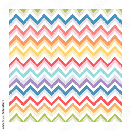 Colorful Chevron Pattern Background