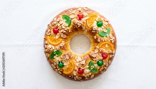 Epiphany cake Roscon de Reyes