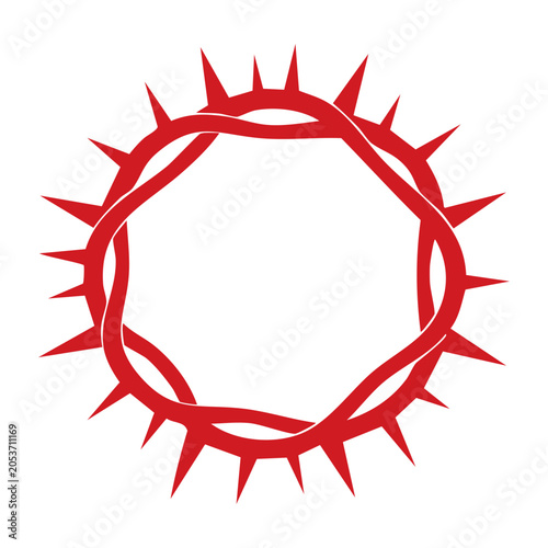 Red Crown of Thorns Icon