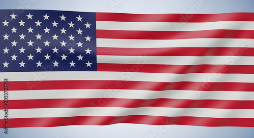 Foto Patriotism Concept American Flag with Red White and Blue Stripes and Stars