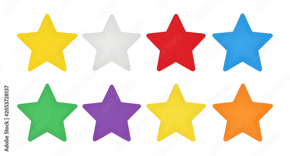 Obraz premium cartoon star, star icon, cute star, cartoon star icon, colorful star, shining star, sparkle icon, star illustration, magic star, happy star, kawaii star, celestial icon, decorative star, bright star, 