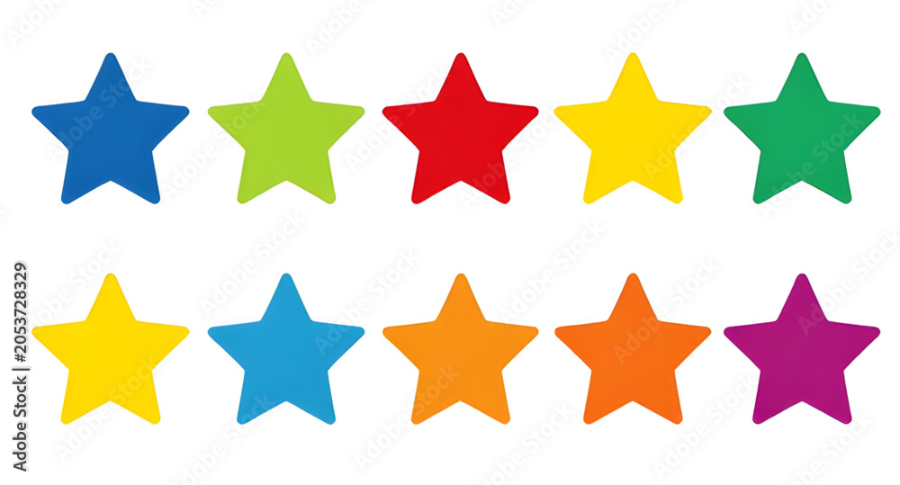 Obraz premium cartoon star, star icon, cute star, cartoon star icon, colorful star, shining star, sparkle icon, star illustration, magic star, happy star, kawaii star, celestial icon, decorative star, bright star, 