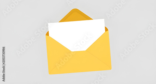 Foto envelopewithcard, openenvelopeillustration, yellowenvelope, envelope, mail, lett
