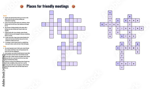 Holiday crossword puzzle printable