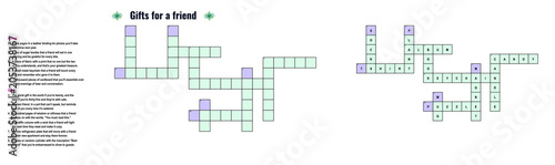 Holiday crossword puzzle printable